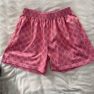 Bravest Studios “GUCCI” mesh shorts large